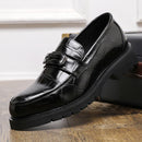 Thick-soled British Fashion Men's Round Head Leisure Leather Shoes - LuxSable