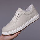 Casual Soft Leather Soft Bottom Men's Sneakers - LuxSable