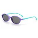 Children Oval Silicone Sunglasses - LuxSable
