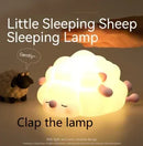 Cute Silicone Night Lights Sheep Cartoon Bedroom Lamp For Children's Room Decor Rechargeable Timing Dimming Sleep Night Light - LuxSable