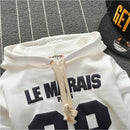 Cartoon casual digital print baby hoodie - LuxSable