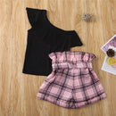 Girls Ruffle Top Set