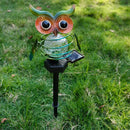 Solar Owl Lawn Lamp Outdoor Waterproof LED Garden Pathway Lighting Night Light Energy Saving Landscape Decor - LuxSable