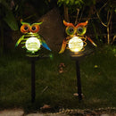 Solar Owl Lawn Lamp Outdoor Waterproof LED Garden Pathway Lighting Night Light Energy Saving Landscape Decor - LuxSable