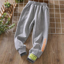 Printed Bouquet Feet Children's Cotton Sweatpants - LuxSable