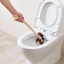 Imitation Wood Long Handle Toilet Brush - LuxSable