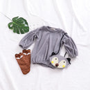 Girls Spring Lantern Sleeve Solid Color Kids T-shirt Top - LuxSable