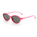 Children Oval Silicone Sunglasses - LuxSable