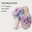 Thickened Warm Plush Soft Soled Cotton Slipper - LuxSable