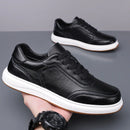 Casual Soft Leather Soft Bottom Men's Sneakers - LuxSable