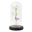 Enchanted Forever Rose Flower in Glass LED Light Christmas Decoration - LuxSable