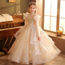 Children Birthday Princess Little Girl Host Children Dress - LuxSable