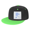 Children's Flat Brim Contrast Hip Hop Hat - LuxSable