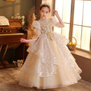 Children Birthday Princess Little Girl Host Children Dress - LuxSable