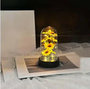 Enchanted Forever Rose Flower in Glass LED Light Christmas Decoration - LuxSable