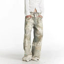 Street Fashion Niche Ripped Straight-leg Pants For Men - LuxSable