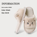 Thickened Warm Plush Soft Soled Cotton Slipper - LuxSable