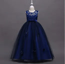 Fashion Children's Long Summer Piano Performance Costume Dress - LuxSable