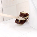 Imitation Wood Long Handle Toilet Brush - LuxSable