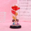 Enchanted Forever Rose Flower in Glass LED Light Christmas Decoration - LuxSable