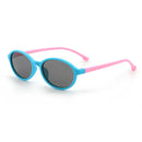 Children Oval Silicone Sunglasses - LuxSable