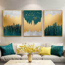 Abstract Landscape Wall Art Canvas Painting Nordic Poster - LuxSable