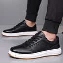 Casual Soft Leather Soft Bottom Men's Sneakers - LuxSable