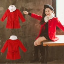 Girls Fur Collar Coat