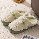 Non-slip Thickening Thermal Home Cotton Slippers - LuxSable