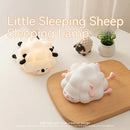 Cute Silicone Night Lights Sheep Cartoon Bedroom Lamp For Children's Room Decor Rechargeable Timing Dimming Sleep Night Light - LuxSable