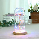 Enchanted Forever Rose Flower in Glass LED Light Christmas Decoration - LuxSable