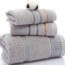 Three-piece cotton towel set - LuxSable