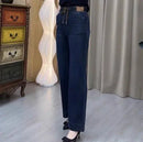 Womens Washed Denim Jeans