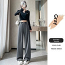 SpringAutumn New High-end Loose Straight-leg Pants That Hide Hips And Slim - LuxSable