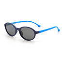 Children Oval Silicone Sunglasses - LuxSable