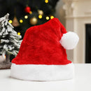 Christmas Goods Christmas Dense Velvet Short Plush Santa Hat New Super Soft Christmas Hat - LuxSable
