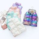 Down Cotton Vest Autumn And Winter Waistcoat Winter Clothing Children - LuxSable