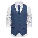 Retro Single-breasted Men's Suit Vest - LuxSable