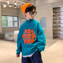 Boys Plus Fleece Sweater Autumn And Winter Clothes - LuxSable