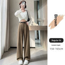 SpringAutumn New High-end Loose Straight-leg Pants That Hide Hips And Slim - LuxSable