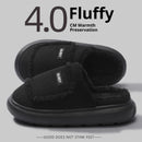 Women's Warm Non-slip Suede Cotton Slippers - LuxSable