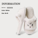 Thickened Warm Plush Soft Soled Cotton Slipper - LuxSable