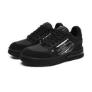 Couple's Black All-match National Fashion Platform Star Pattern Sneakers - LuxSable