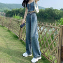 Slim Straight-leg Floor-length Pants Trendy Korean Style Versatile - LuxSable