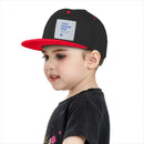 Children's Flat Brim Contrast Hip Hop Hat - LuxSable