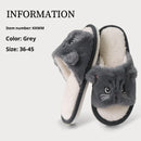 Thickened Warm Plush Soft Soled Cotton Slipper - LuxSable