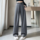 SpringAutumn New High-end Loose Straight-leg Pants That Hide Hips And Slim - LuxSable
