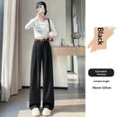 SpringAutumn New High-end Loose Straight-leg Pants That Hide Hips And Slim - LuxSable