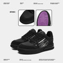 Couple's Black All-match National Fashion Platform Star Pattern Sneakers - LuxSable