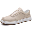 Casual Soft Leather Soft Bottom Men's Sneakers - LuxSable